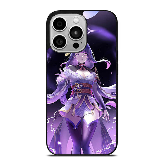 RAIDEN SHOGUN GENSHIN IMPACT GAME 3 iPhone 14 Pro Case Cover