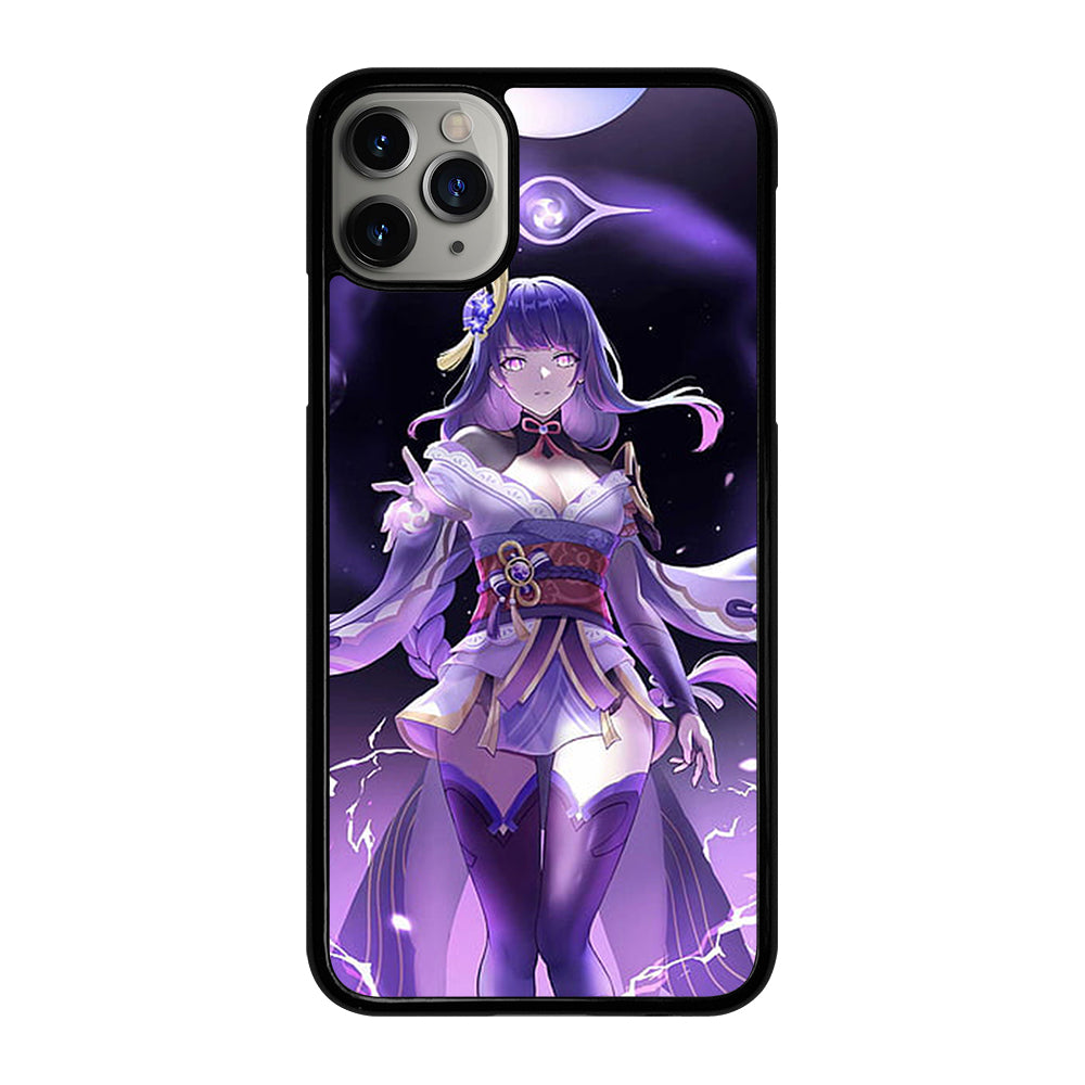 RAIDEN SHOGUN GENSHIN IMPACT GAME 3 iPhone 11 Pro Max Case Cover