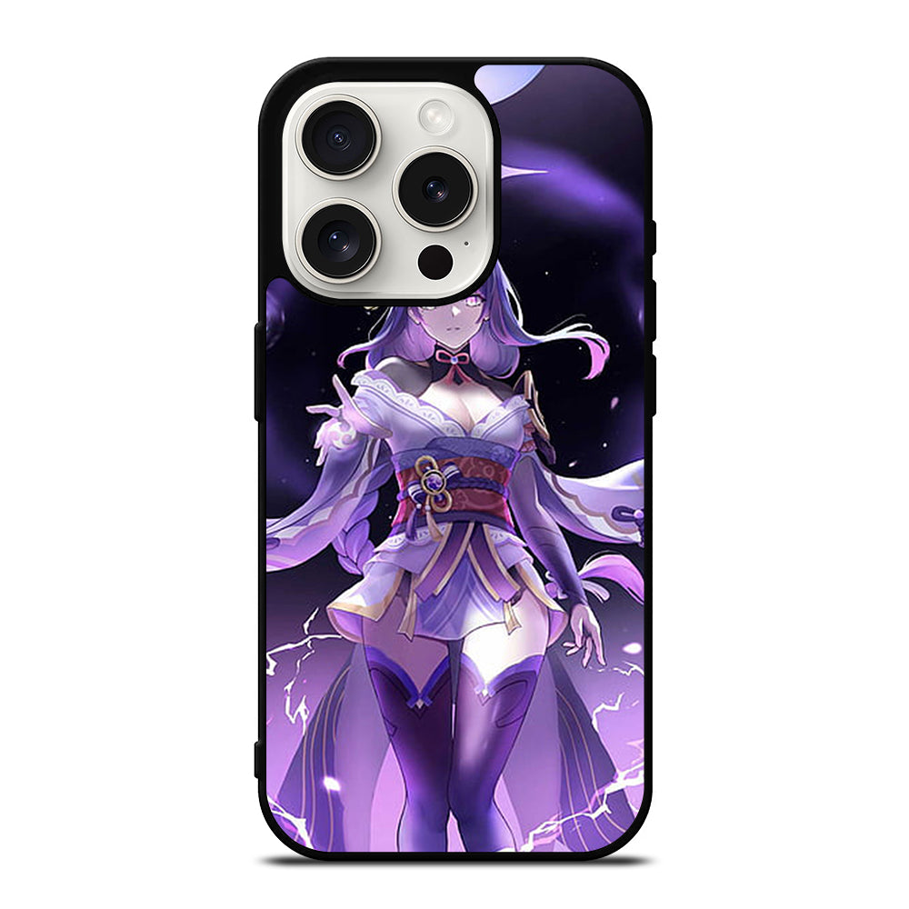 RAIDEN SHOGUN GENSHIN IMPACT GAME 3 iPhone 15 Pro Case Cover