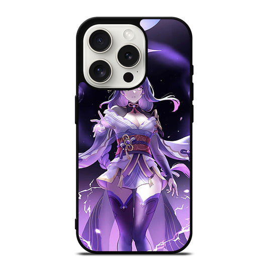 RAIDEN SHOGUN GENSHIN IMPACT GAME 3 iPhone 15 Pro Case Cover