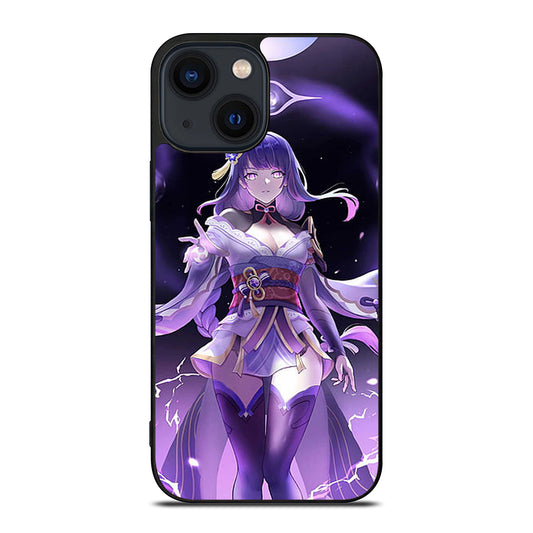 RAIDEN SHOGUN GENSHIN IMPACT GAME 3 iPhone 14 Plus Case Cover