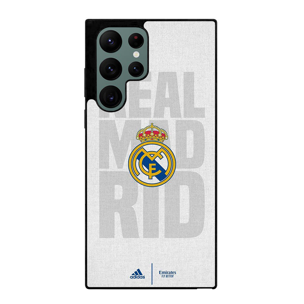 REAL MADRID FC SOCCER LOGO Samsung Galaxy S22 Ultra Case Cover