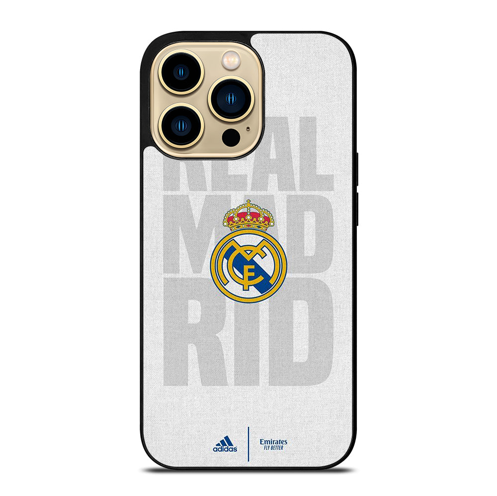 REAL MADRID FC SOCCER LOGO iPhone 14 Pro Max Case Cover