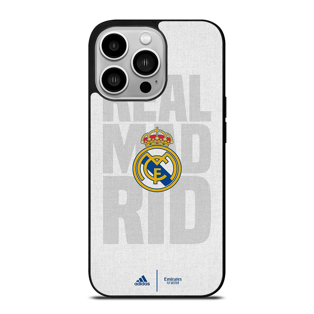 REAL MADRID FC SOCCER LOGO iPhone 14 Pro Case Cover