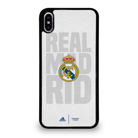 REAL MADRID FC SOCCER LOGO iPhone XS Max Case Cover
