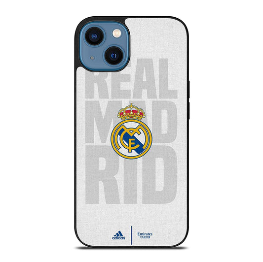 REAL MADRID FC SOCCER LOGO iPhone 14 Case Cover