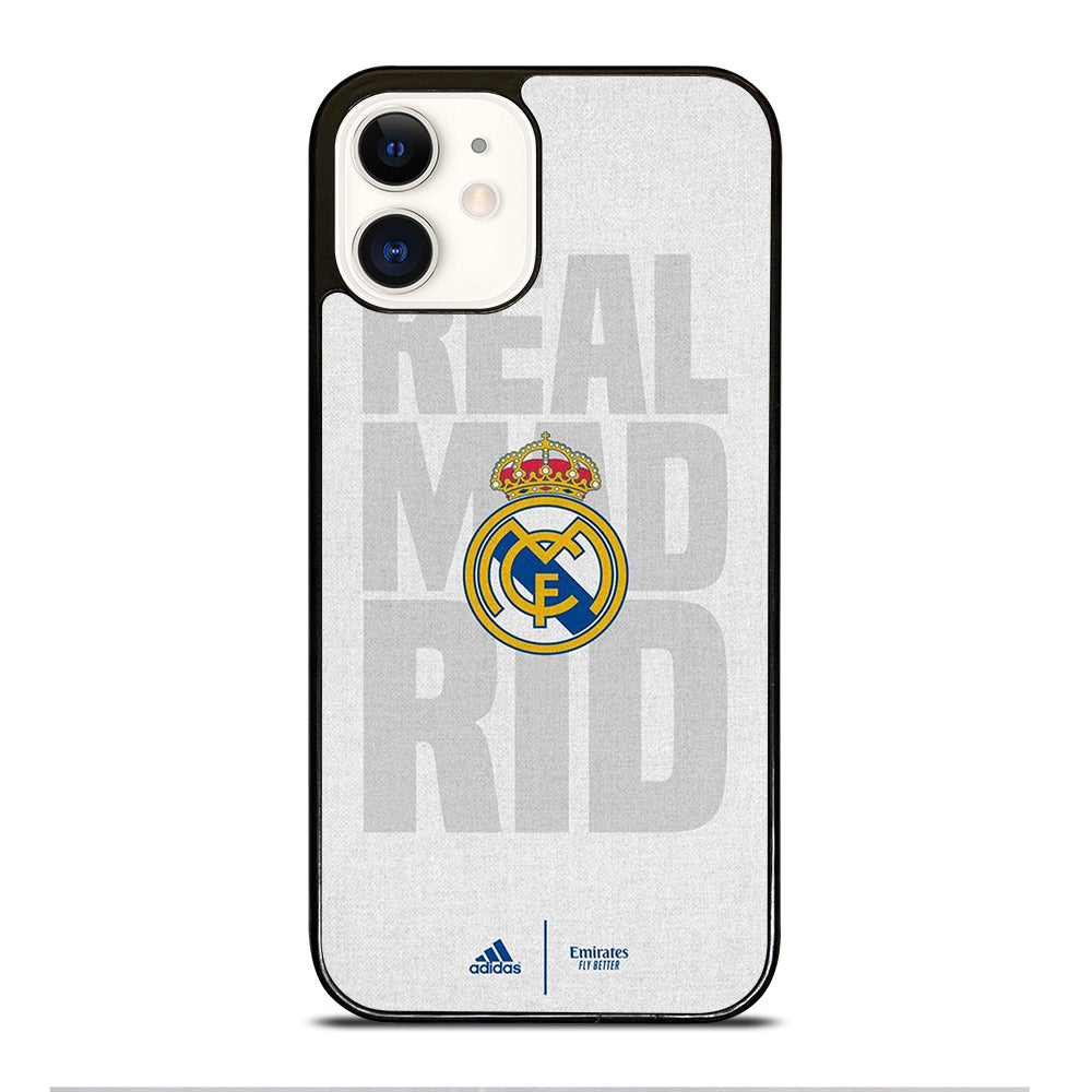 REAL MADRID FC SOCCER LOGO iPhone 12 Case Cover