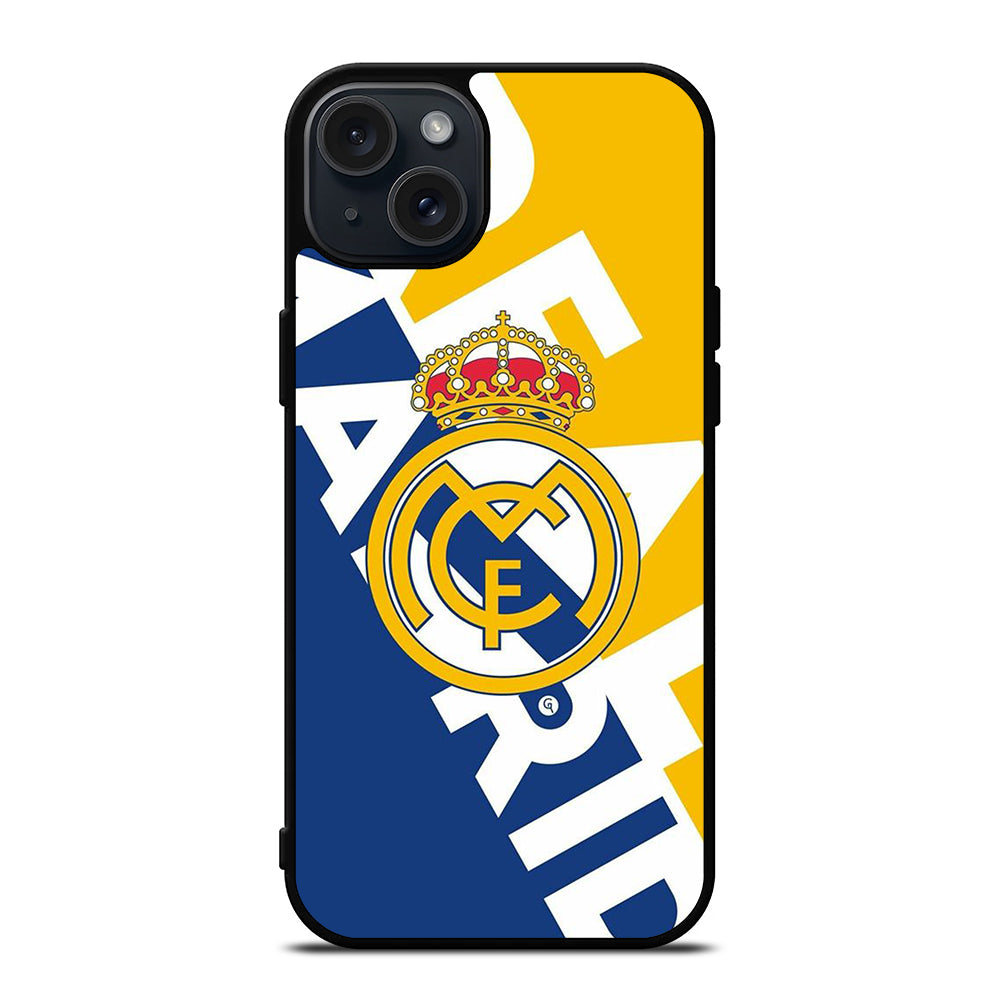 REAL MADRID FOOTBALL LOGO iPhone 15 Plus Case Cover