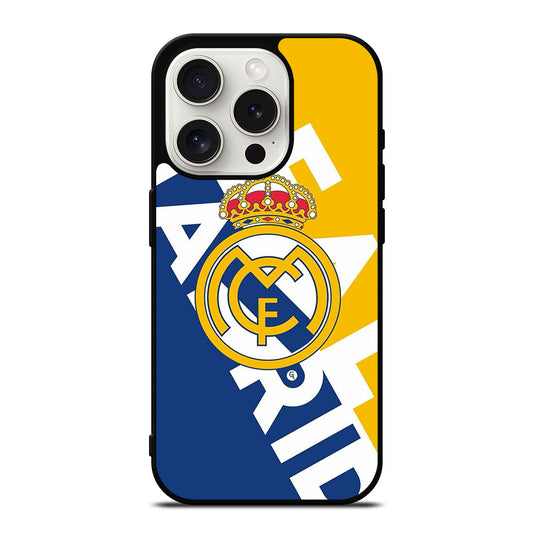 REAL MADRID FOOTBALL LOGO iPhone 15 Pro Case Cover