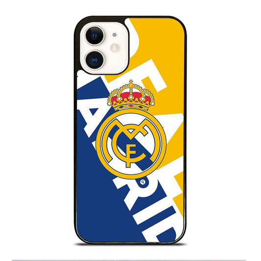 REAL MADRID FOOTBALL LOGO iPhone 12 Case Cover