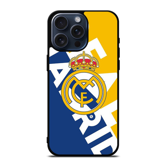 REAL MADRID FOOTBALL LOGO iPhone 15 Pro Max Case Cover