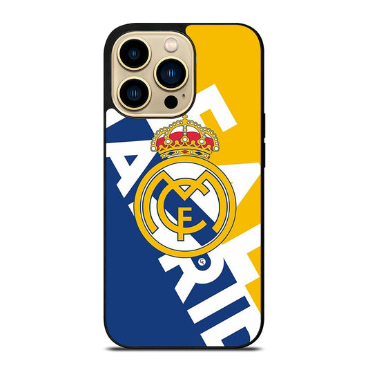 REAL MADRID FOOTBALL LOGO iPhone 14 Pro Max Case Cover