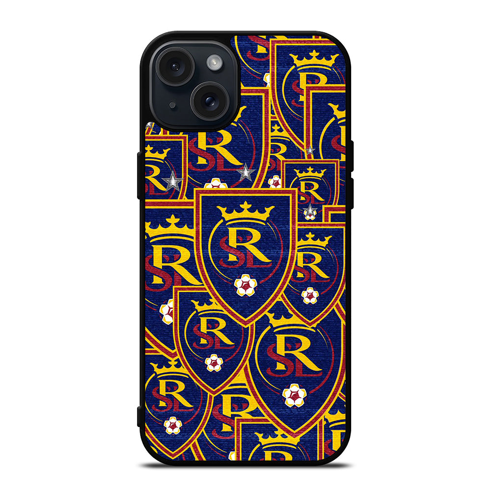 REAL SALT LAKE LOGO PATTERN iPhone 15 Plus Case Cover