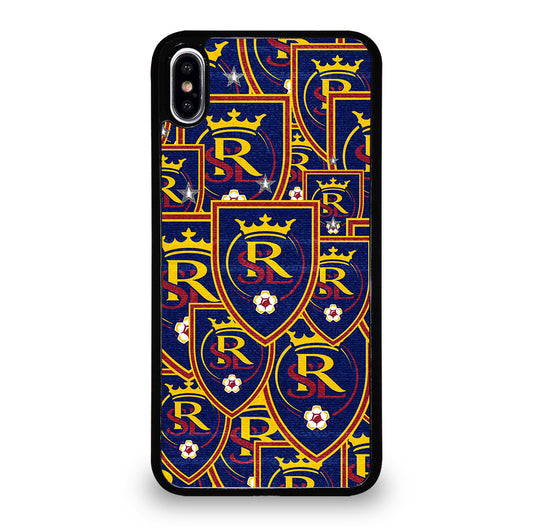 REAL SALT LAKE LOGO PATTERN iPhone XS Max Case Cover