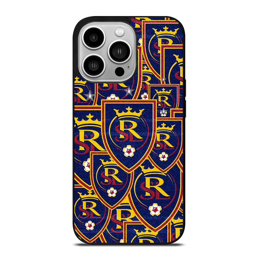REAL SALT LAKE LOGO PATTERN iPhone 14 Pro Case Cover