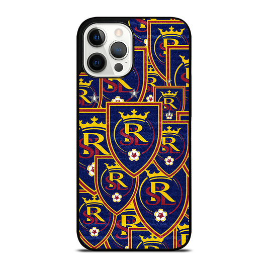 REAL SALT LAKE LOGO PATTERN iPhone 12 Pro Max Case Cover