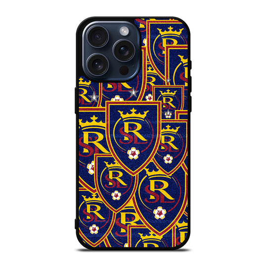 REAL SALT LAKE LOGO PATTERN iPhone 15 Pro Max Case Cover