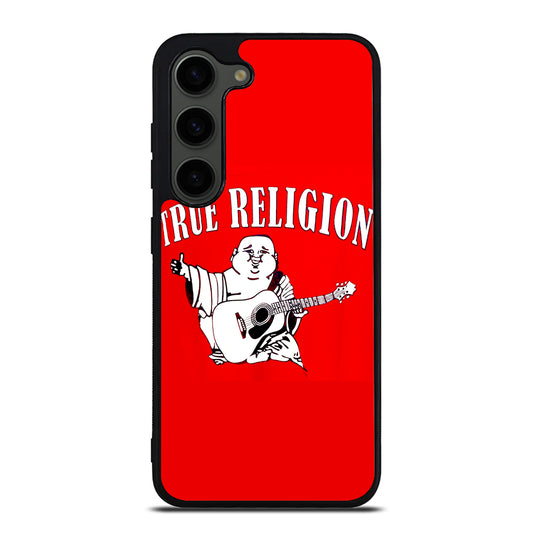 RED BIG BUDDHA TRUE RELIGION LOGO 2 Samsung Galaxy S23 Plus Case Cover