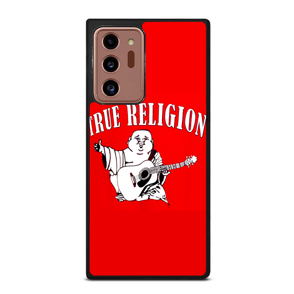 RED BIG BUDDHA TRUE RELIGION LOGO 2 Samsung Galaxy Note 20 Ultra Case Cover