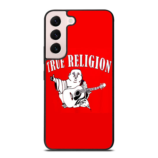 RED BIG BUDDHA TRUE RELIGION LOGO 2 Samsung Galaxy S22 Plus Case Cover