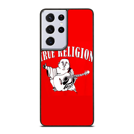 RED BIG BUDDHA TRUE RELIGION LOGO 2 Samsung Galaxy S21 Ultra Case Cover