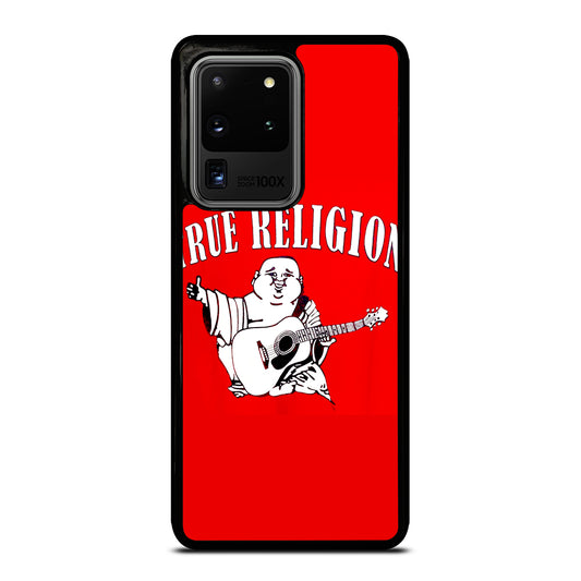 RED BIG BUDDHA TRUE RELIGION LOGO 2 Samsung Galaxy S20 Ultra Case Cover