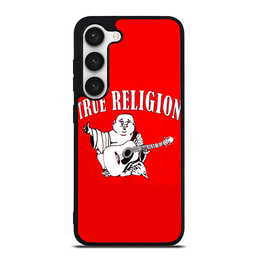 RED BIG BUDDHA TRUE RELIGION LOGO 2 Samsung Galaxy S23 Case Cover