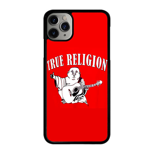 RED BIG BUDDHA TRUE RELIGION LOGO 2 iPhone 11 Pro Max Case Cover