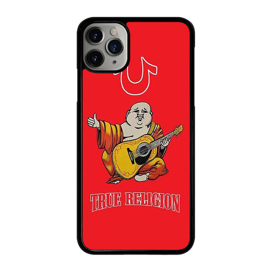 RED BIG BUDDHA TRUE RELIGION LOGO 3 iPhone 11 Pro Max Case Cover