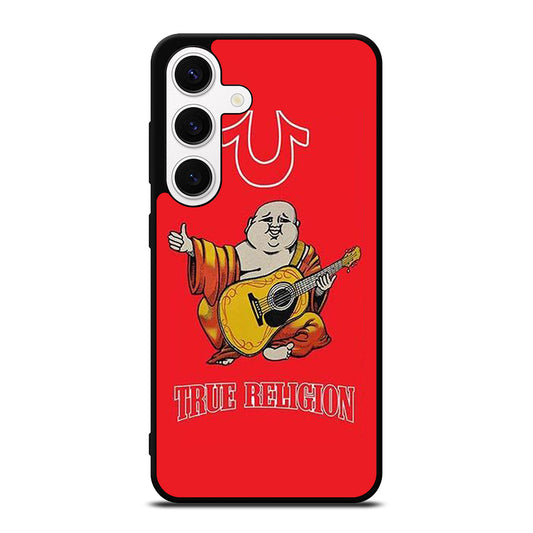 RED BIG BUDDHA TRUE RELIGION LOGO 3 Samsung Galaxy S24 Case Cover