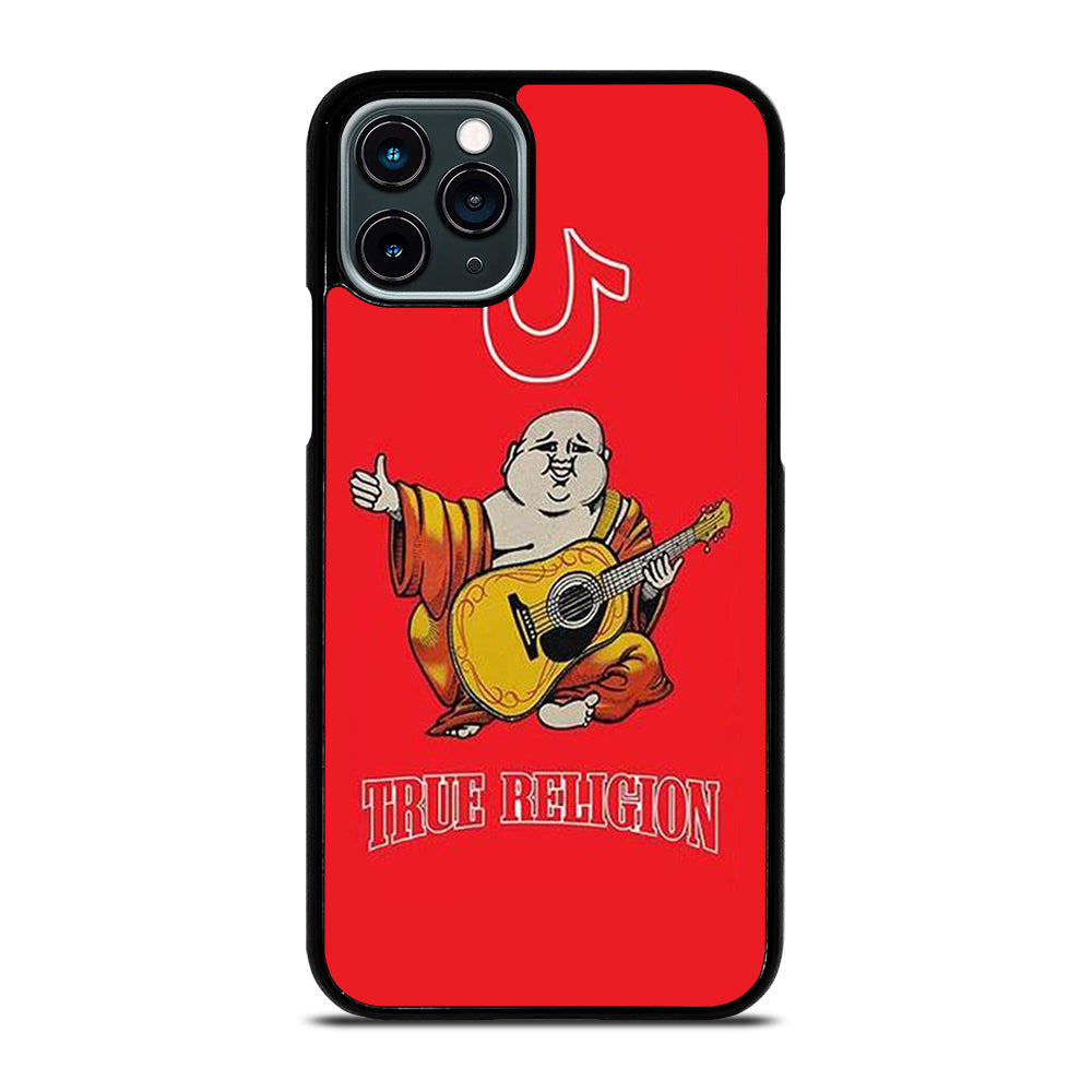 RED BIG BUDDHA TRUE RELIGION LOGO 3 iPhone 11 Pro Case Cover