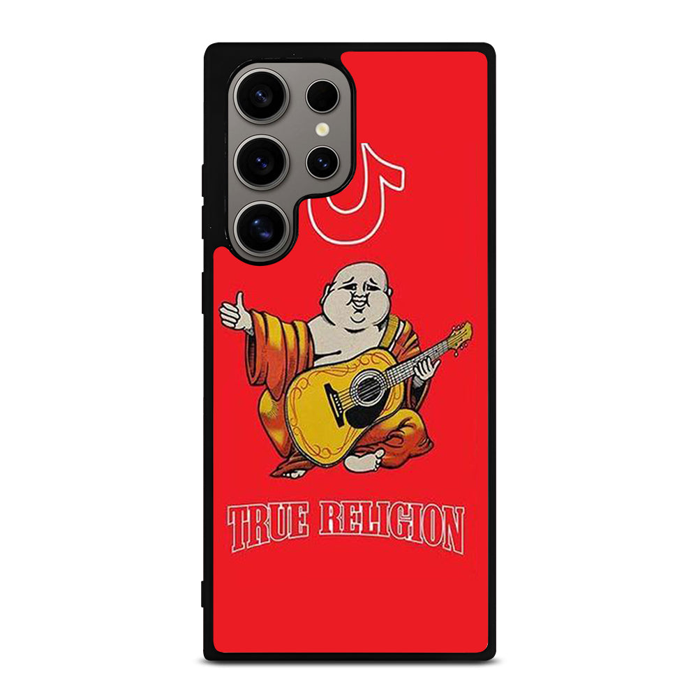 RED BIG BUDDHA TRUE RELIGION LOGO 3 Samsung Galaxy S24 Ultra Case Cover