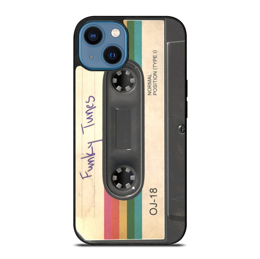 RETRO CASSETTE TAPE RETRO 1 iPhone 14 Case Cover