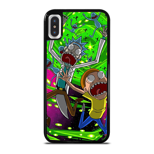RICK AND MORTY CARTOON SERIES iPhone X / XS Case Cover