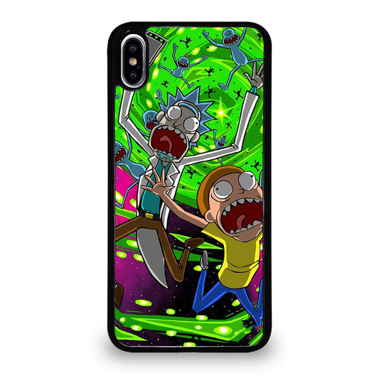 RICK AND MORTY CARTOON SERIES iPhone XS Max Case Cover