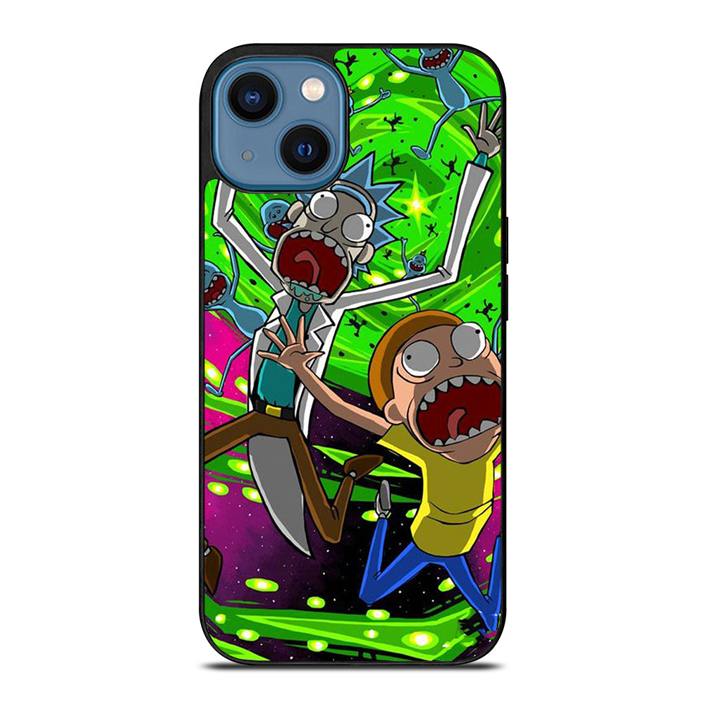RICK AND MORTY CARTOON SERIES iPhone 14 Case Cover