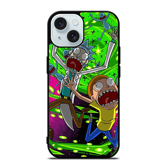 RICK AND MORTY CARTOON SERIES iPhone 15 Case Cover