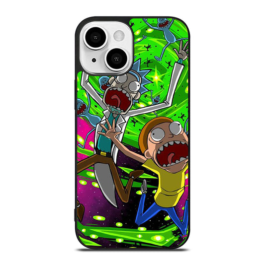 RICK AND MORTY CARTOON SERIES iPhone 13 Mini Case Cover