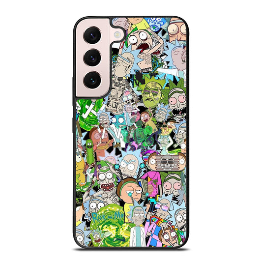 RICK AND MORTY COLLAGE CARTOON Samsung Galaxy S22 Plus Case Cover