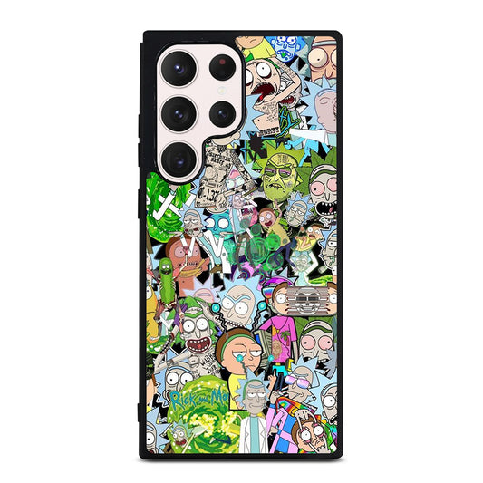 RICK AND MORTY COLLAGE CARTOON Samsung Galaxy S23 Ultra Case Cover