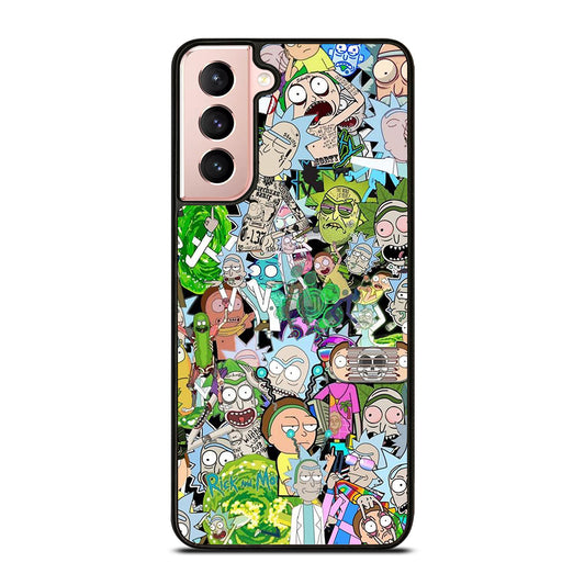 RICK AND MORTY COLLAGE CARTOON Samsung Galaxy S21 Case Cover
