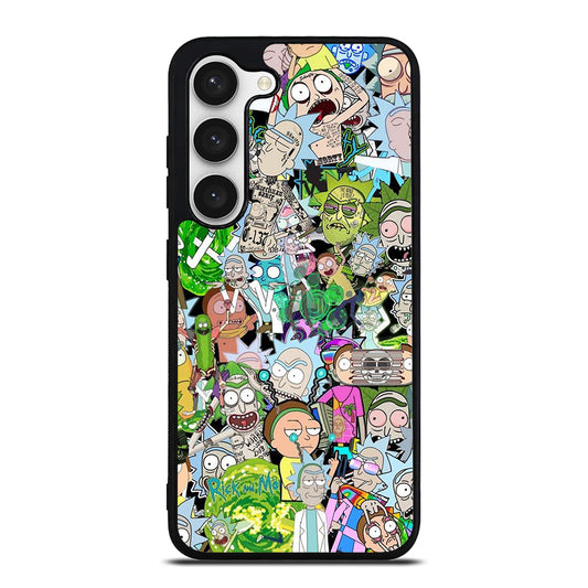 RICK AND MORTY COLLAGE CARTOON Samsung Galaxy S23 Case Cover