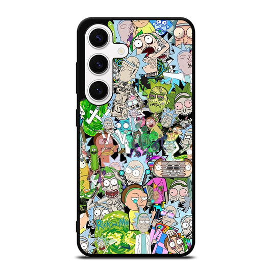 RICK AND MORTY COLLAGE CARTOON Samsung Galaxy S24 Case Cover