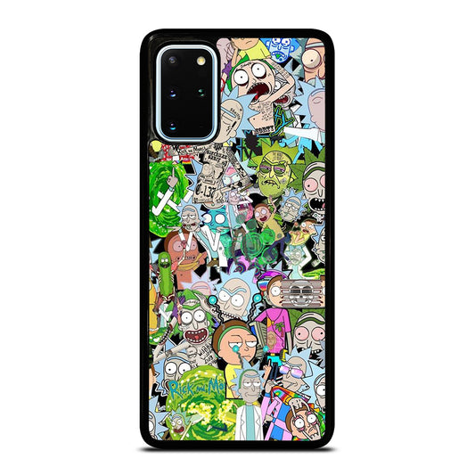RICK AND MORTY COLLAGE CARTOON Samsung Galaxy S20 Plus Case Cover