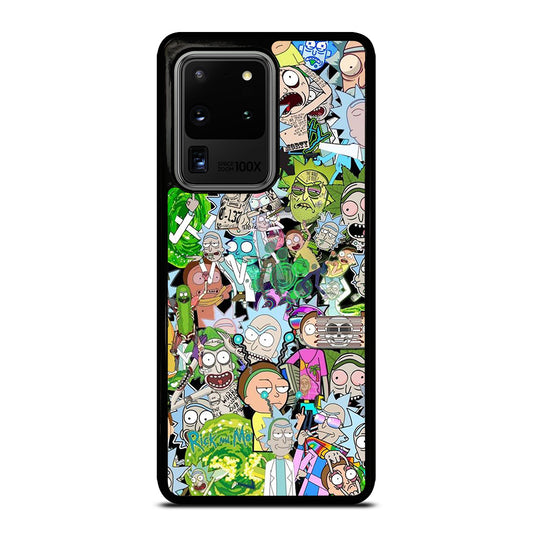 RICK AND MORTY COLLAGE CARTOON Samsung Galaxy S20 Ultra Case Cover