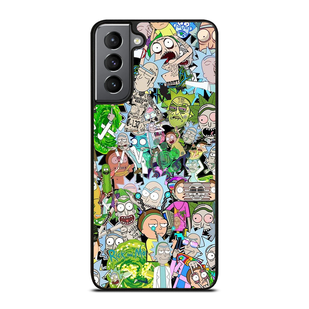 RICK AND MORTY COLLAGE CARTOON Samsung Galaxy S21 Plus Case Cover