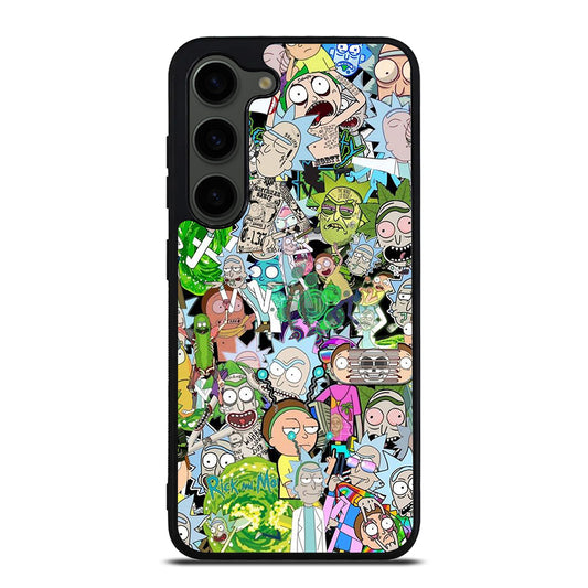 RICK AND MORTY COLLAGE CARTOON Samsung Galaxy S23 Plus Case Cover