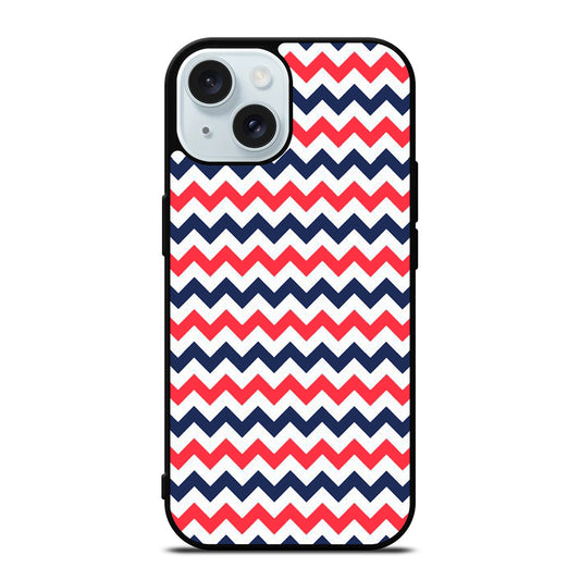 RILEY BLAKE CHEVRON PATTERN 4 iPhone 15 Case Cover