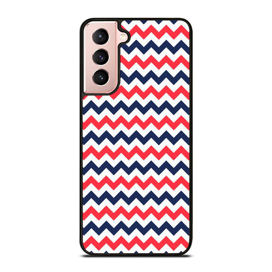 RILEY BLAKE CHEVRON PATTERN 4 Samsung Galaxy S21 Case Cover