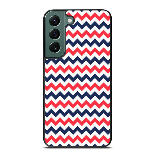 RILEY BLAKE CHEVRON PATTERN 4 Samsung Galaxy S22 Case Cover
